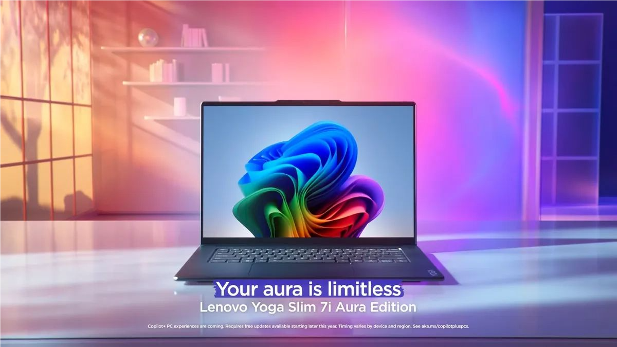 聯(lián)想展示 Yoga Slim 7i Aura Ed